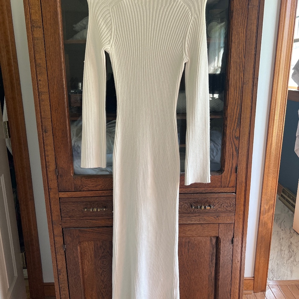 South Moon Under White Sweater Dress